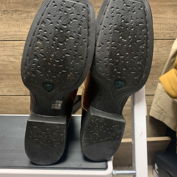 ARIAT Round Up Wide Square Toe Western Boot - Sz 7 NWB - Picture 8 of 13